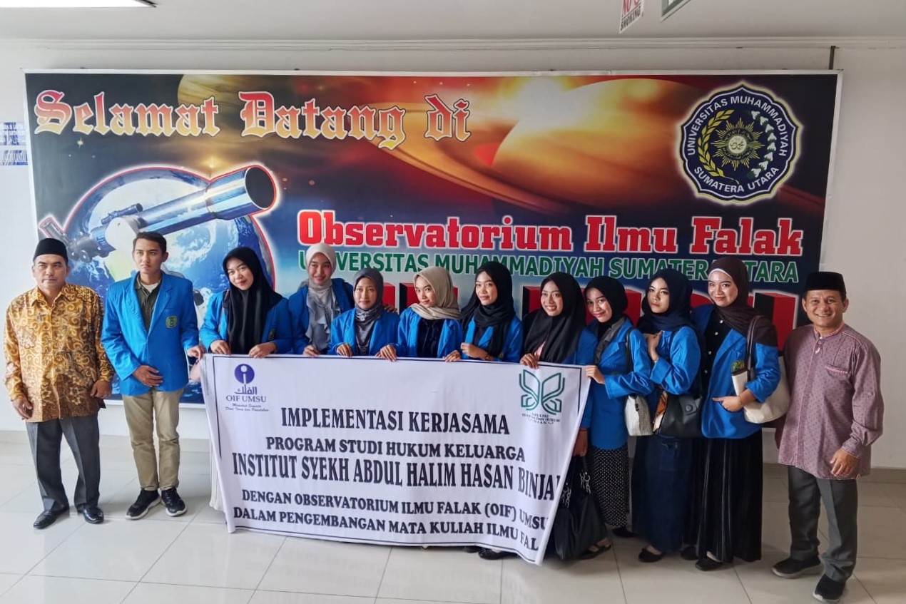Prodi Hukum Keluarga Islam Fakultas Syariah dan Hukum INSAN Kembali Kunjungi OIF UMSU, Pengembangan Mata Kuliah Ilmu Falak