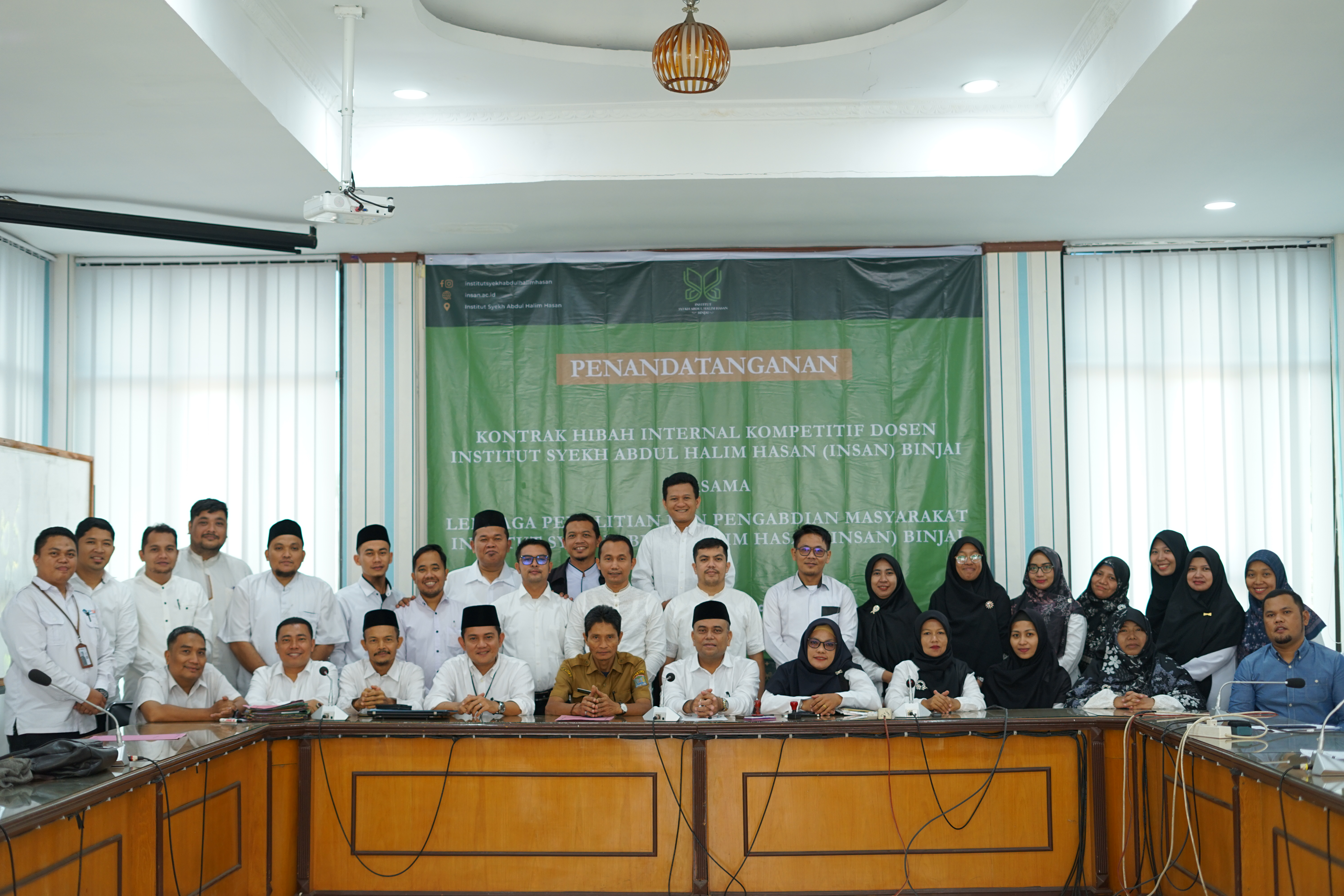 INSAN Binjai Tandatangani Kontrak Hibah Penelitian Dosen Perdana