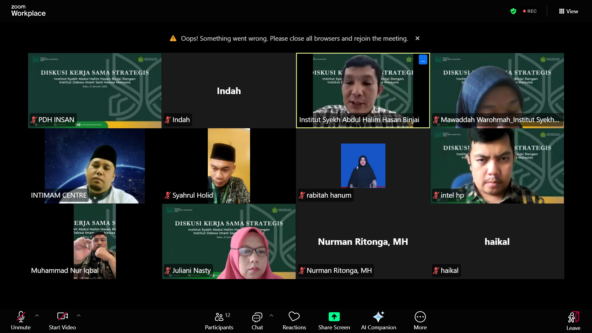 Perluas Jejaring Internasional, INSAN Lakukan Diskusi Kerja Sama Strategis dengan INTIMAM Malaysia