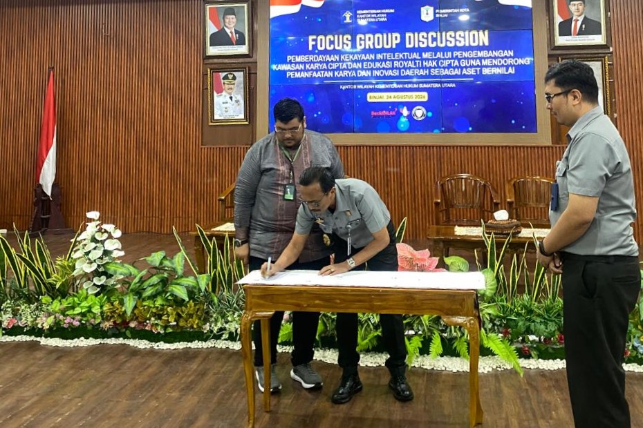 INSAN dan Kanwil Kementerian Hukum Sumatera Utara Perkuat Kerja Sama Kekayaan Intelektual