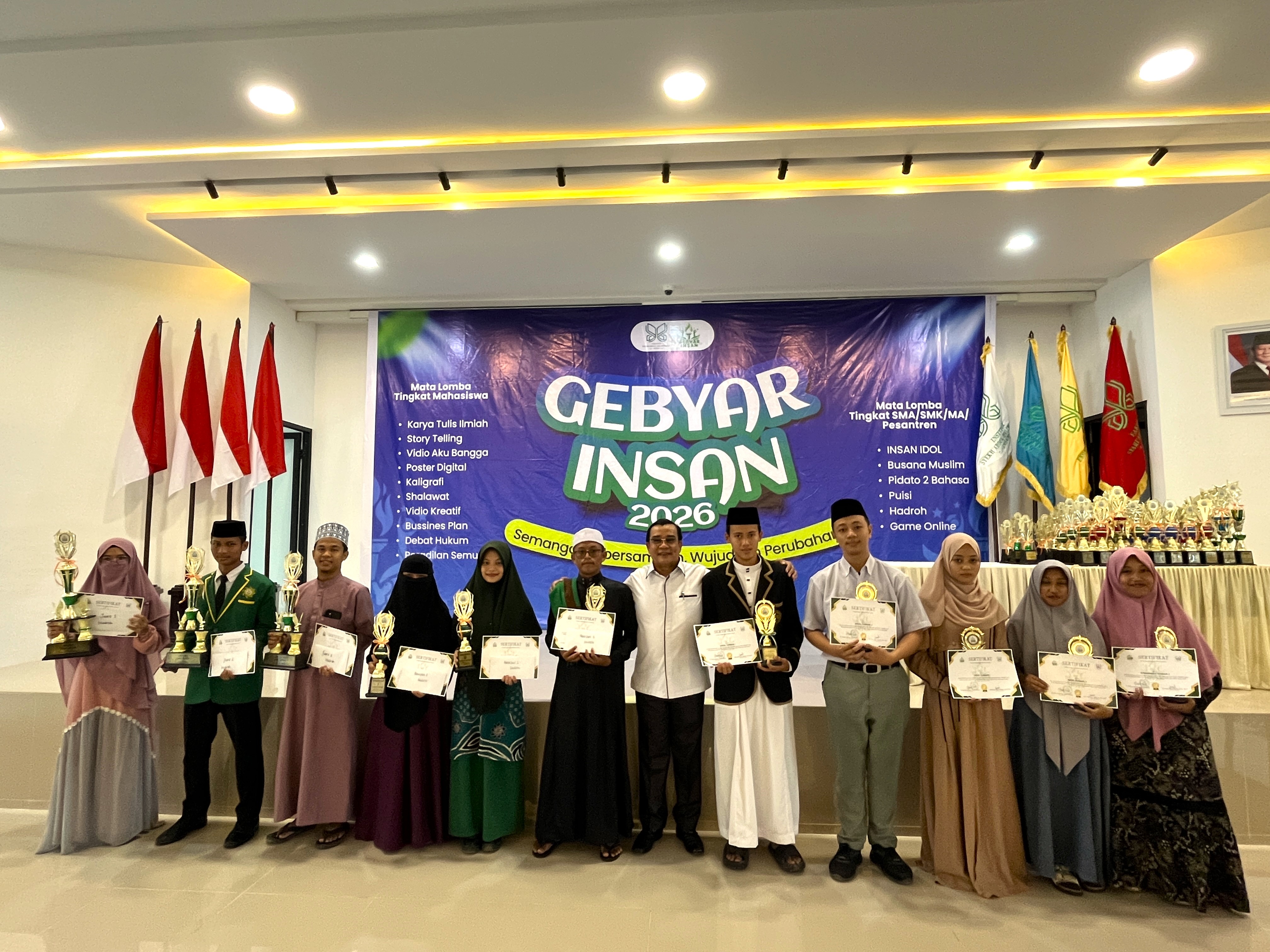 Gebyar INSAN 2026, Diikuti 566 Peserta SMA dan Mahasiswa dari Berbagai Daerah