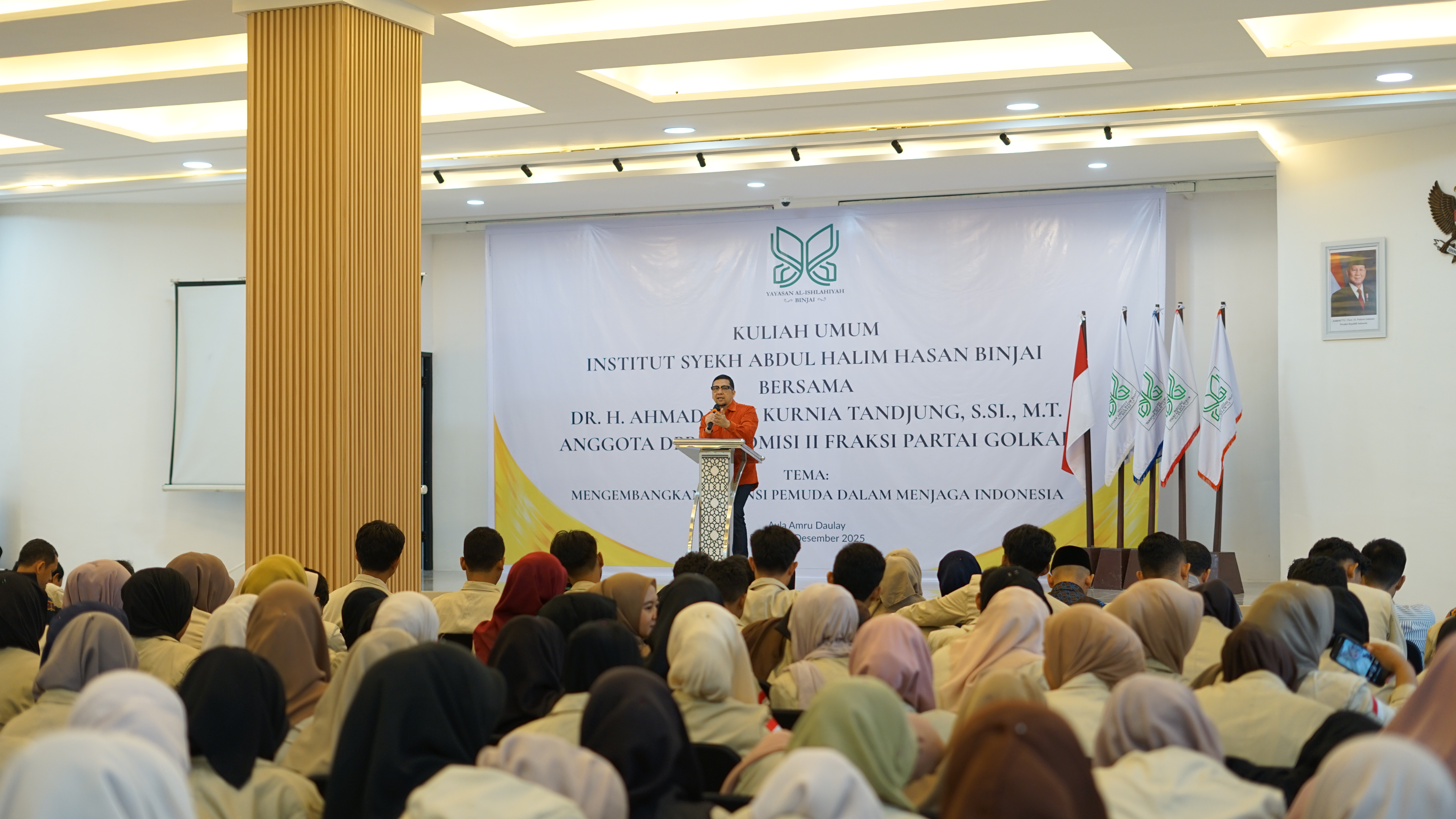 Kuliah Umum INSAN Binjai Hadirkan Anggota DPR RI, Bahas Peran Pemuda Menjaga Indonesia