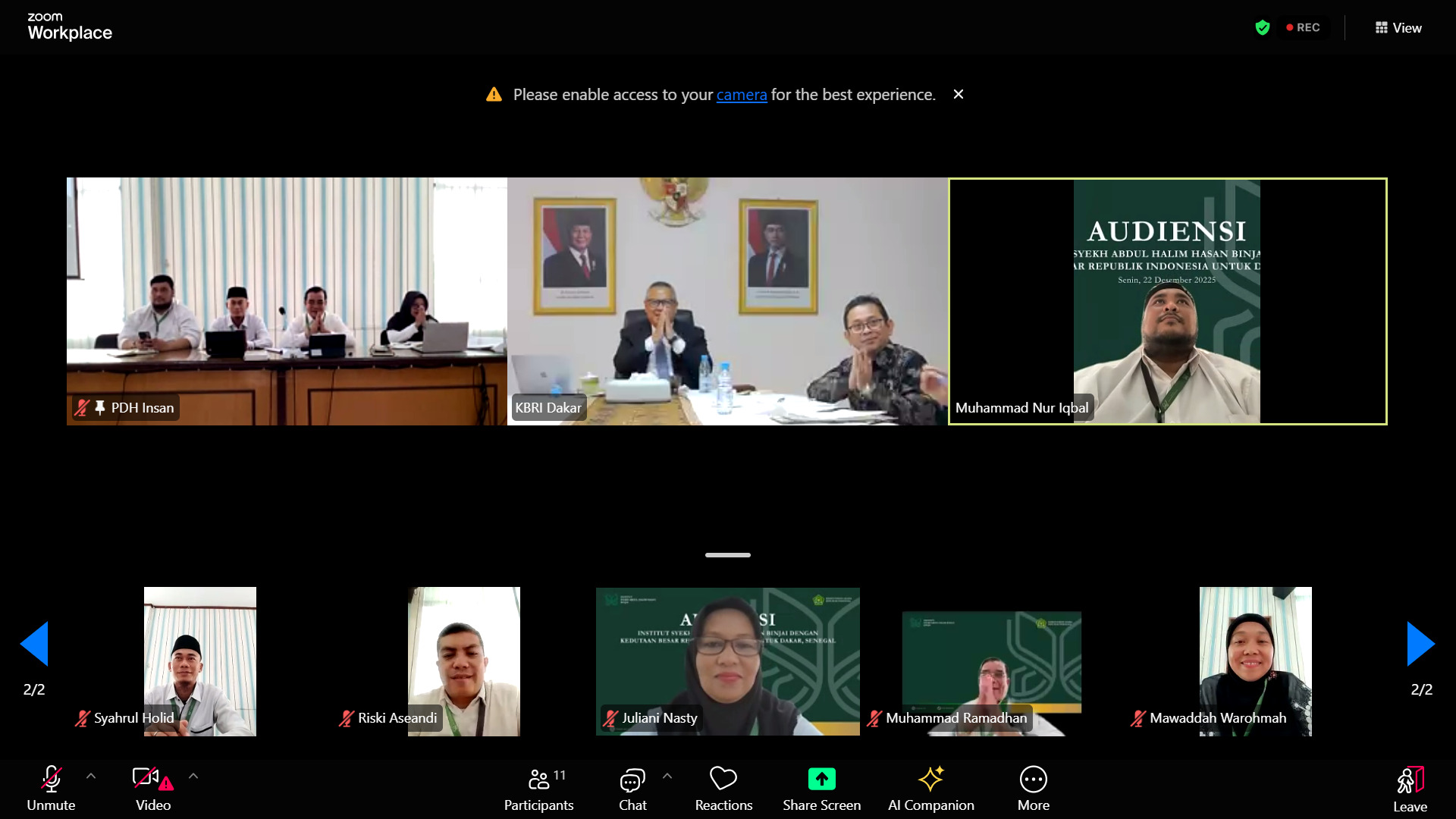 INSAN Binjai Laksanakan Audiensi dengan Kedutaan Besar RI untuk Senegal