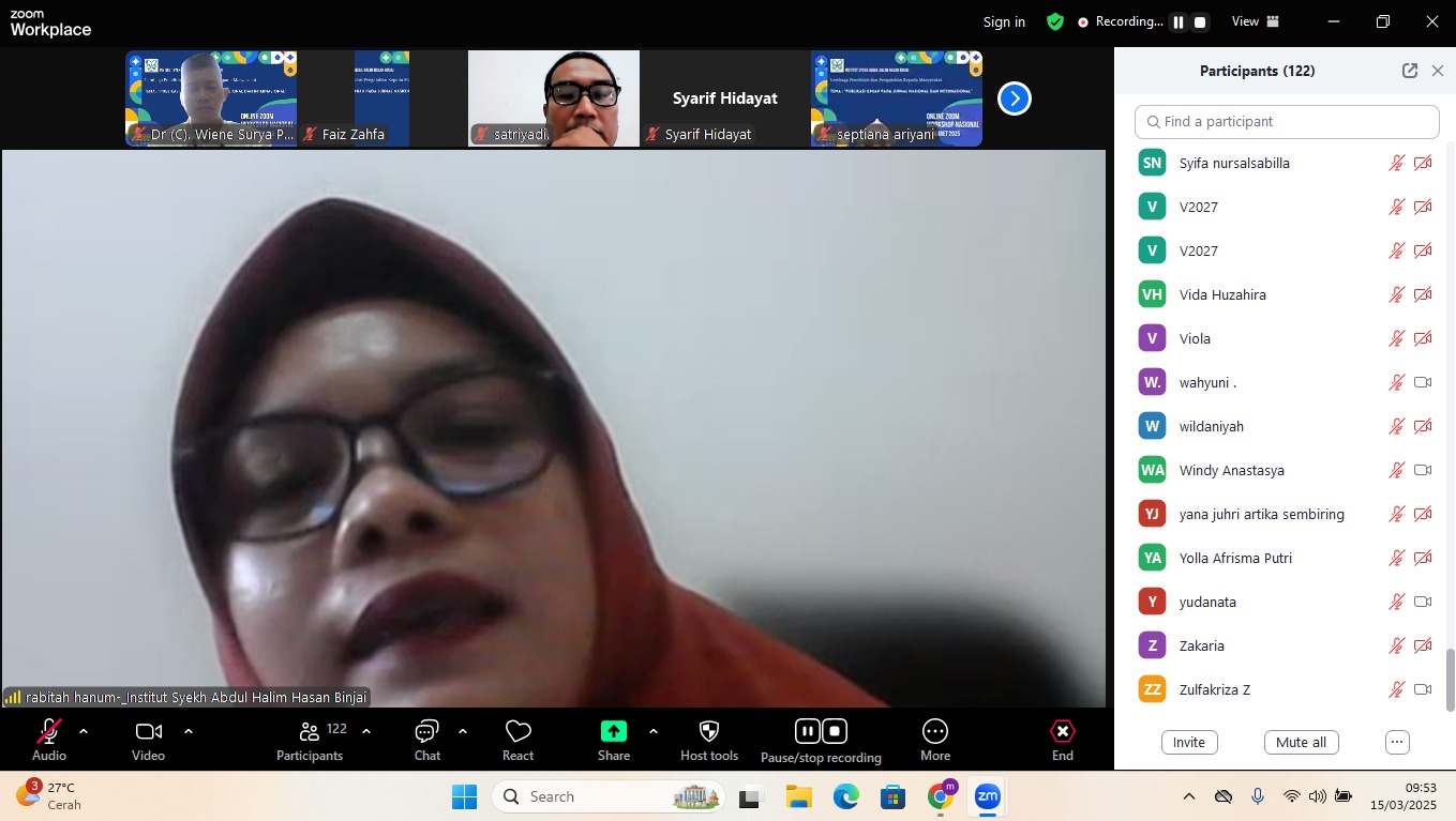 INSAN Binjai dan ITB Gelar Workshop Nasional Publikasi Karya Ilmiah
