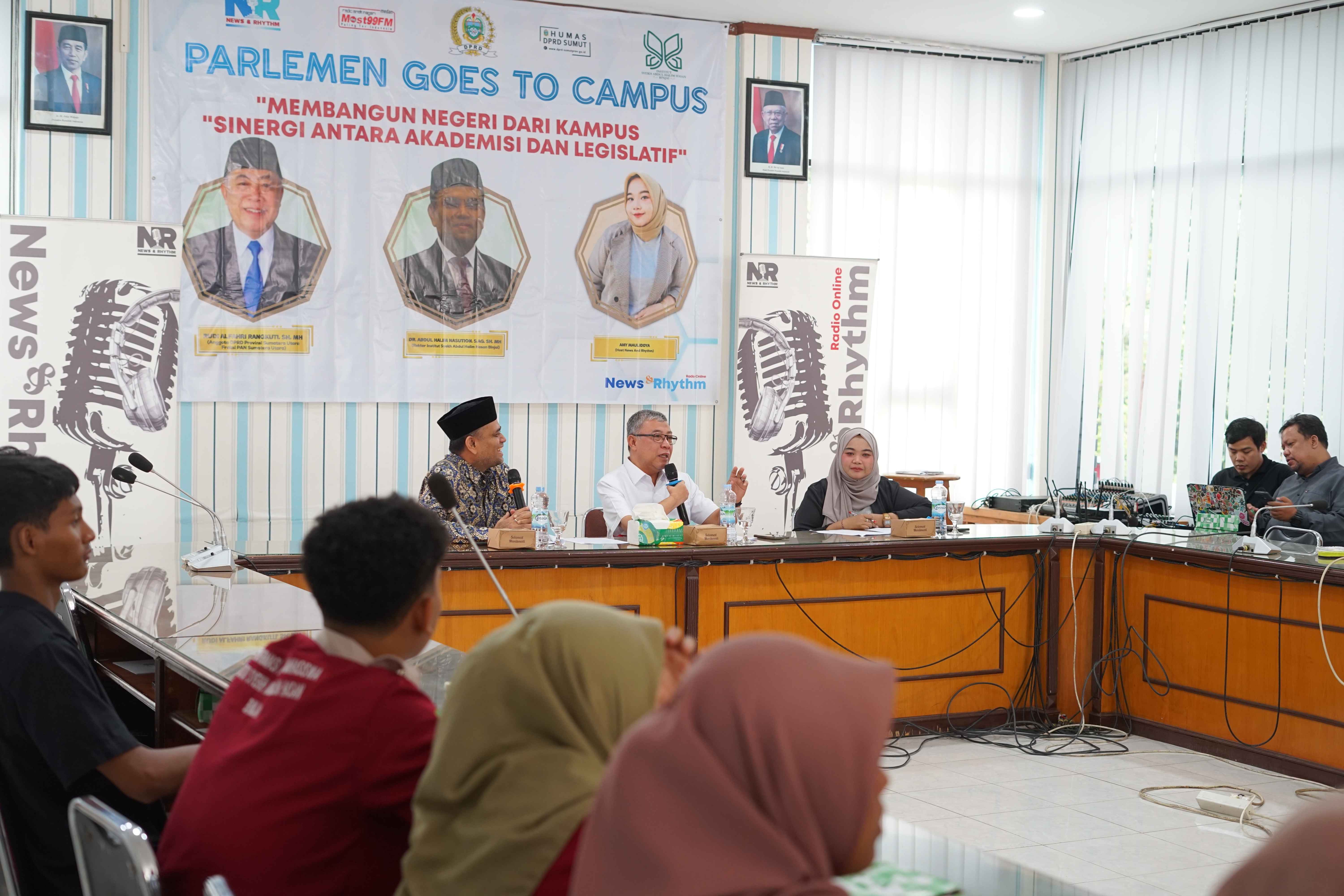 Parlemen Goes to Campus Terlaksana di INSAN Binjai, Membangun Negeri dari Kampus Sinergi