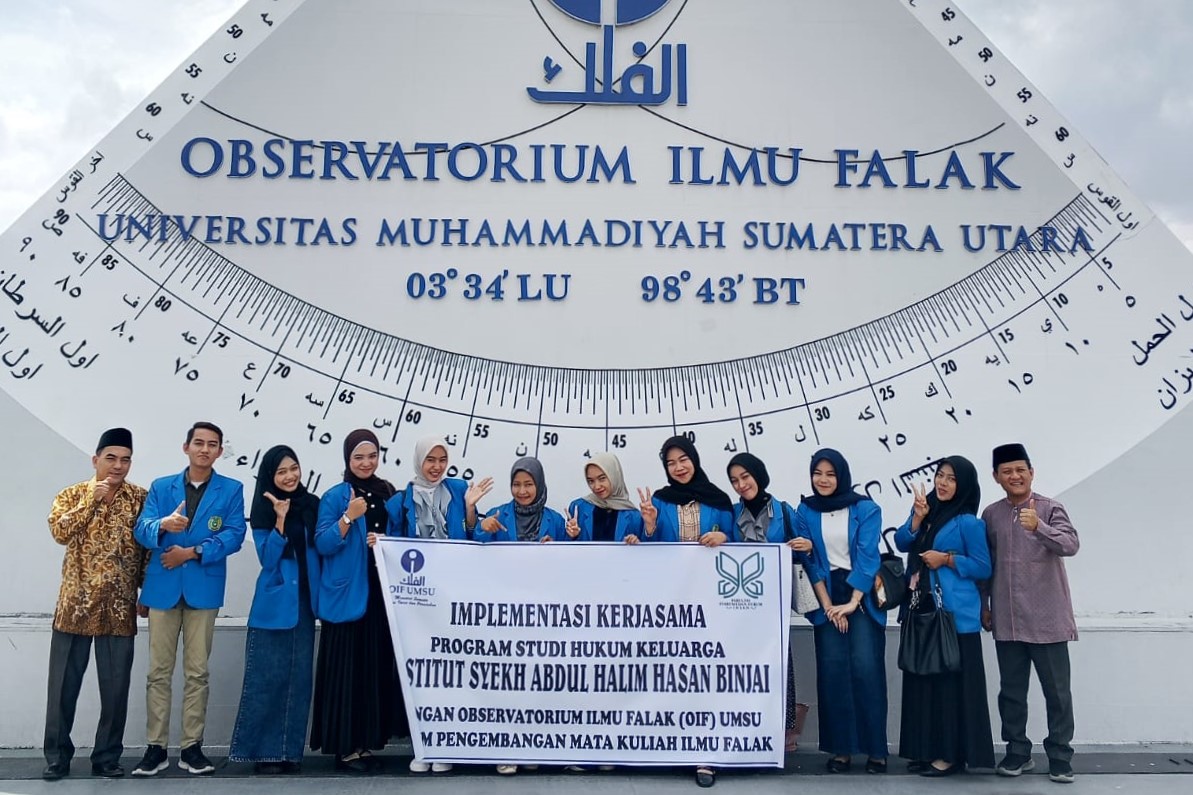 Prodi Hukum Keluarga Islam Fakultas Syariah dan Hukum INSAN Kembali Kunjungi OIF UMSU, Pengembangan Mata Kuliah Ilmu Falak