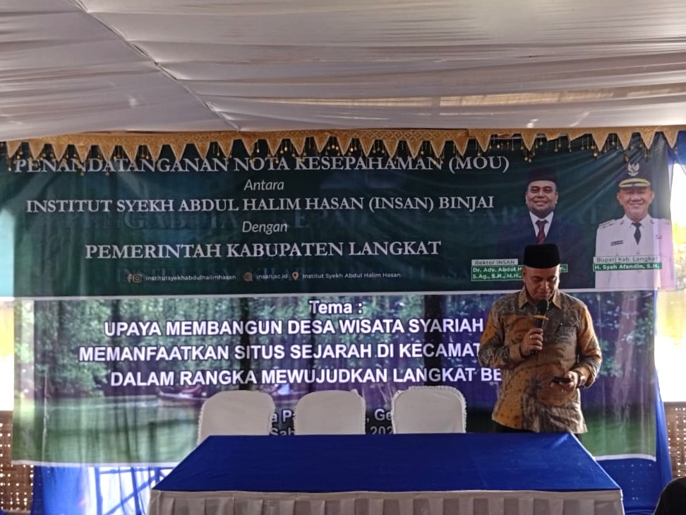 INSAN Jalani MoU dengan Pemerintah Kabupaten Langkat