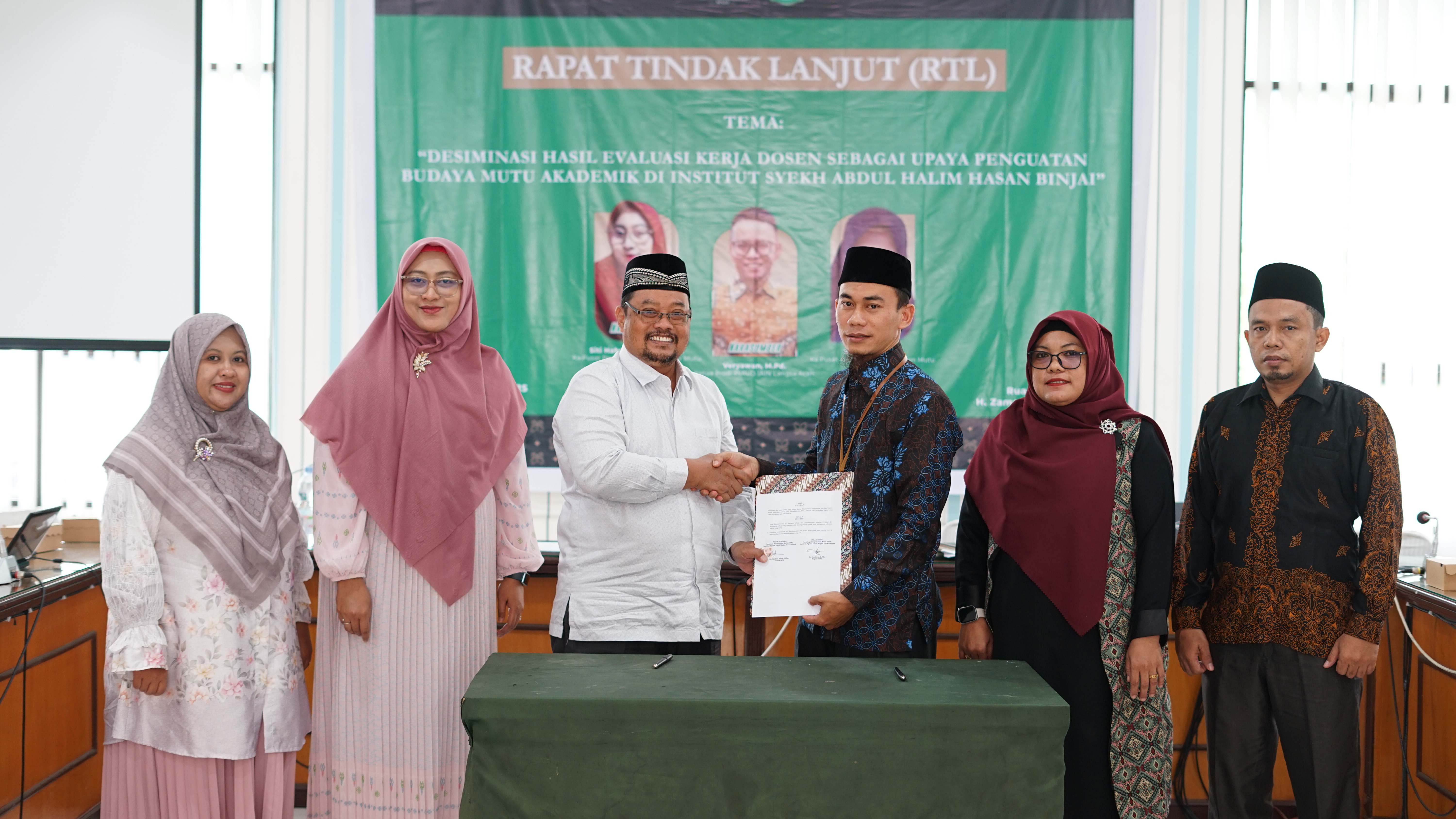 Upaya Penguatan Budaya Mutu, LPM INSAN Gelar Rapat Tindak Lanjut Bersama LPM IAIN Langsa