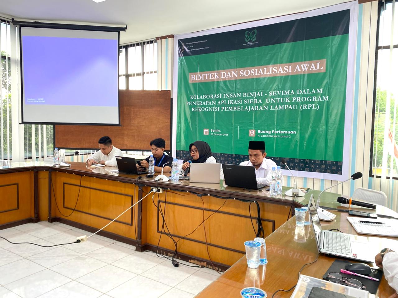 INSAN BINJAI ADAKAN BIMTEK DAN SOSIALISASI RPL DENGAN SEVIMA