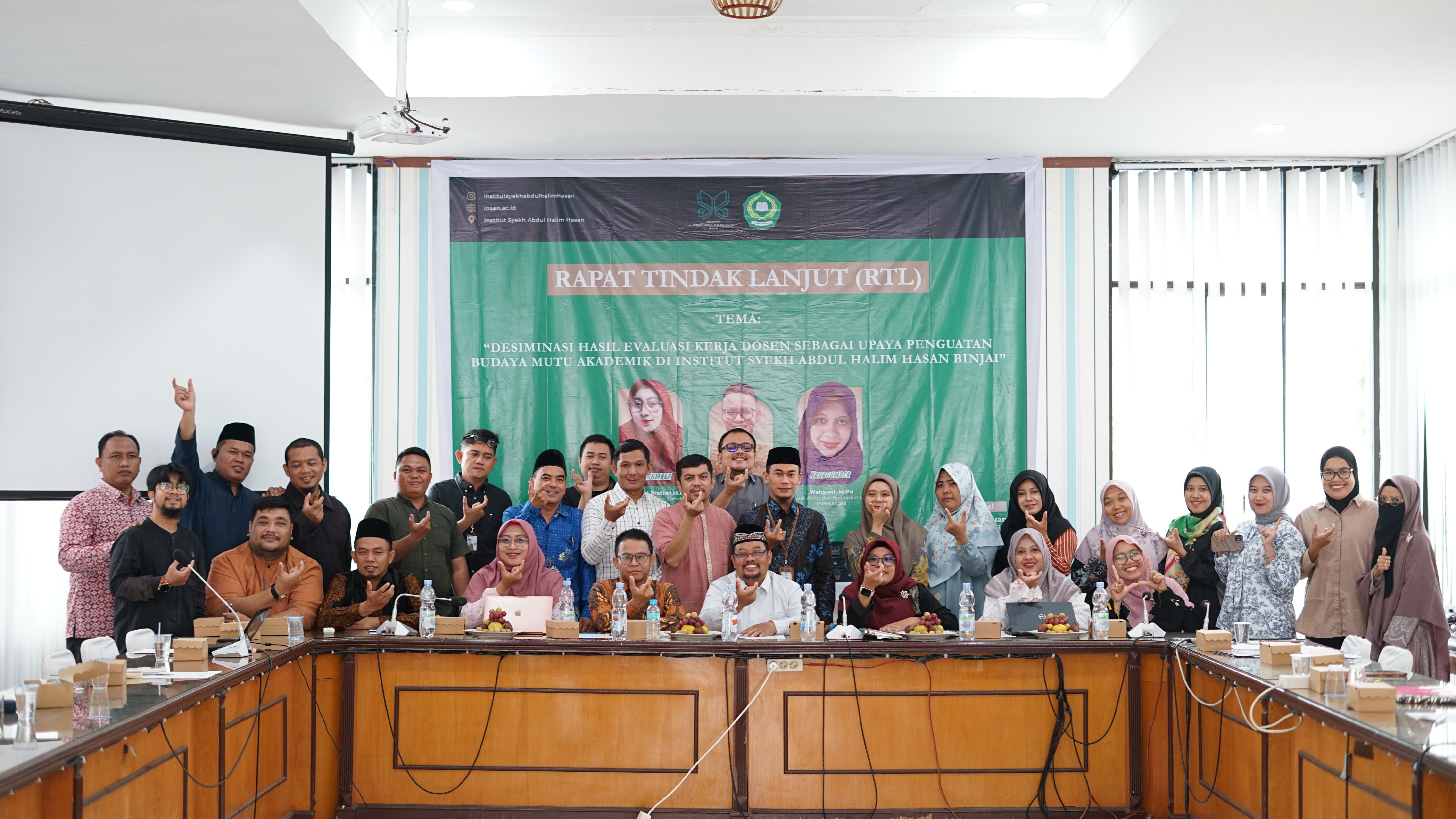 Upaya Penguatan Budaya Mutu, LPM INSAN Gelar Rapat Tindak Lanjut Bersama LPM IAIN Langsa