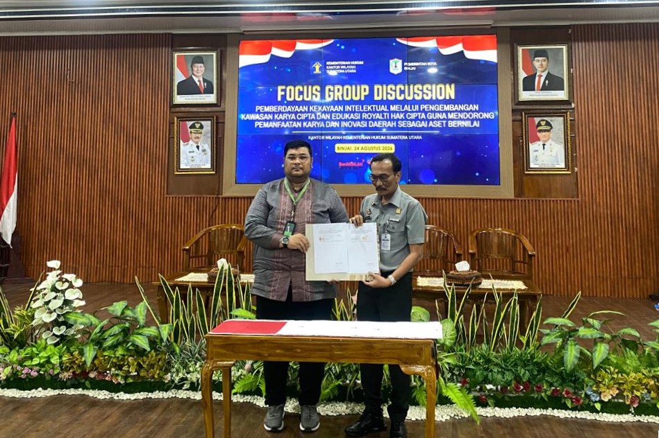 INSAN dan Kanwil Kementerian Hukum Sumatera Utara Perkuat Kerja Sama Kekayaan Intelektual