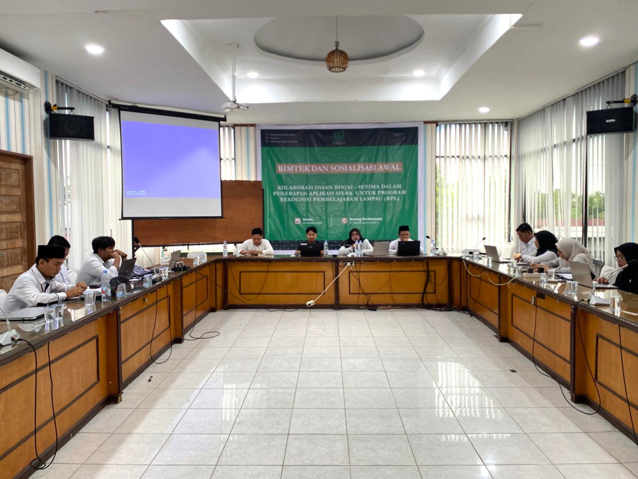 INSAN BINJAI ADAKAN BIMTEK DAN SOSIALISASI RPL DENGAN SEVIMA